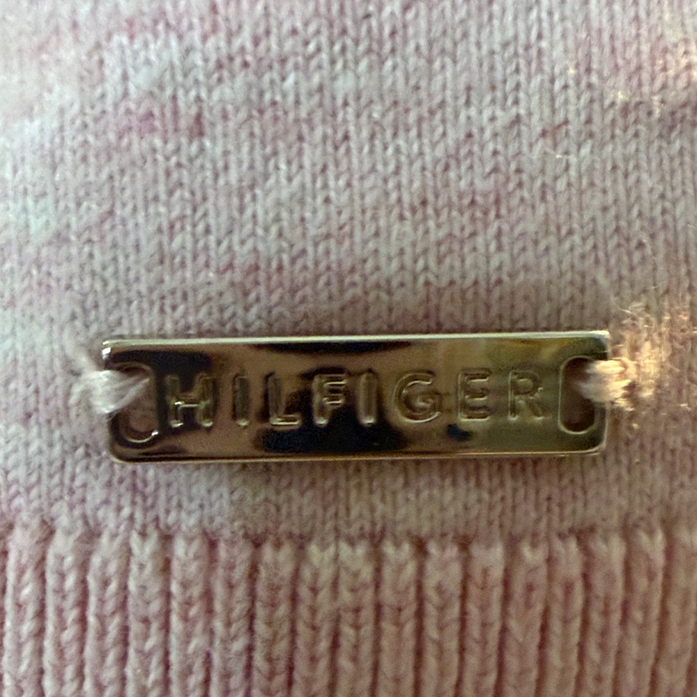 Tommy Hilfiger Soft Pink Turtleneck Sweater - Picture 4 of 6